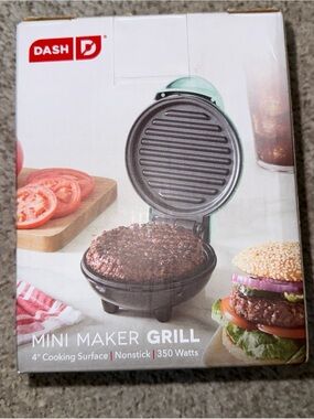 Ash‎ Mini Maker Grill - Mint Green & Black
